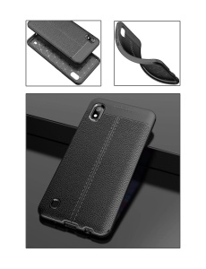 Силикон калъф Leather Autofocus за Samsung A10