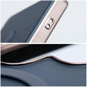 Син гръб с еко кожа "Gentleman Mag Cover" за Samsung Galaxy A37 - Img 5