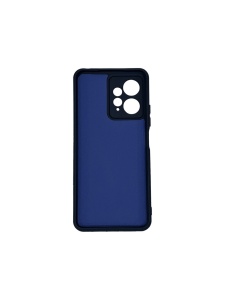 Син елегантен гръб за телефон Poly с велур за Xiaomi Redmi Note 12 4G