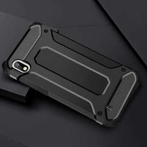 Удароустойчив черен калъф Bronya за Samsung Galaxy A10 със защита от удари и надрасквания