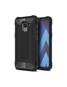 Удароустойчив черен калъф Bronya за Samsung Galaxy A6 2018