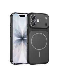 Черен гръб със защита на камерите и имитация на iPhone 17 Pro Make 17 за iPhone 16