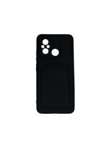 Черен гръб Card Case за Xiaomi Redmi 12C