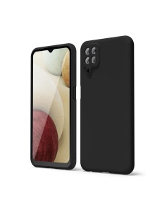 Черен силиконов гръб POLY за Samsung A22 4G