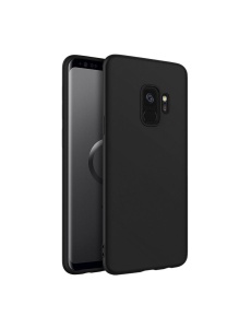 Черен Силиконов Гръб POLY за Samsung S9