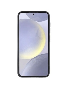 Черен Mag Safe с предпазно стъкло на камерата за Samsung Galaxy S25 със защита от удари и надрасквания