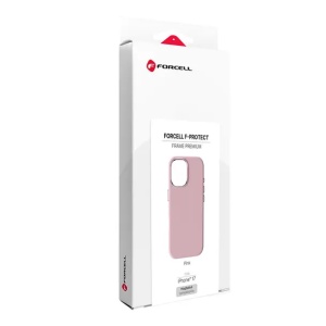 Case for iPhone 17 Forcell F-Protect Frame Premium compatible with Magsafe pink - Img 10