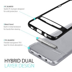 Dream Bumper с PVC кант и стойка за Samsung S8 Plus със защита от удари и надрасквания