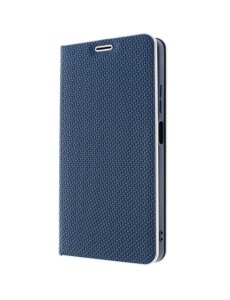 Kалъф тефтер син CARBON WITH FRAME за Xiaomi Redmi 15C
