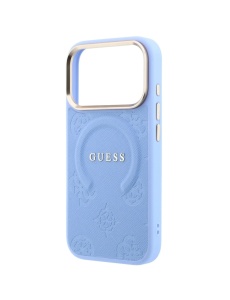 Original Guess Case за 17 Pro Max съвместим с MagSafe, sky blue - Img 6