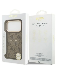 Original Guess Case за 18 Pro Max съвместим с MagSafe, brown - Img 8