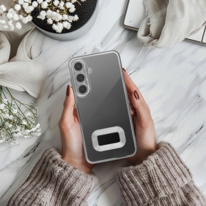 Partner Glam Гръб с вграден протектор за камерата за Samsung A16 с олеофобно покритие против отпечатъци