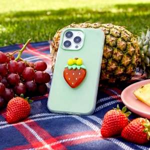 Зелен кейс с 3Д Плодова Фигурка Fruit 2in1 за Samsung Galaxy A56