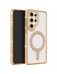Златен Гръб "Bling MagSafe" за Samsung Galaxy S26 Ultra