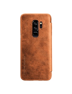 Кафяв Кожен кейс G Case за Samsung S9 Plus