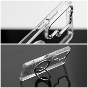 Кейс Frame Circle Stand за Samsung Galaxy A57, съвместим с MagSafe – прозрачен - Img 2