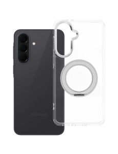 Кейс Frame Circle Stand за Samsung Galaxy S26, съвместим с MagSafe – прозрачен