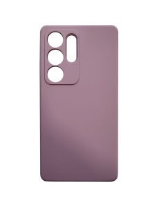 Лилав силиконов гръб POLY за Samsung S25 Ultra