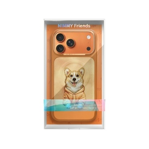 Оранжев Гръб с корги "Nimmy Case" за iPhone 17 Pro - Img 4