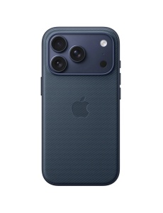 Оригинален платнен гръб с MagSafe в Син Цвят за iPhone 17 Pro