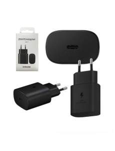 Оригинално зарядно у во Samsung 25W EP TA800 PD с един изход USB C за бърз пренос на данни