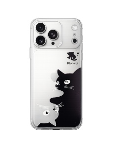 Прозрачен гръб с принт на котки Ultra Trendy Cat Case за iPhone 17 Pro