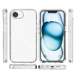 Прозрачен Гръб Shine 2 за iPhone 16e със защита от удари и надрасквания
