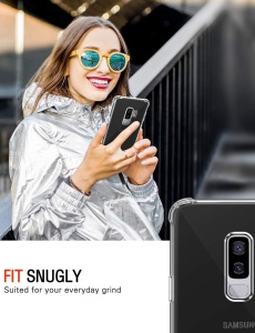 Прозрачен кейс ANTISHOCK за Samsung S9 Plus