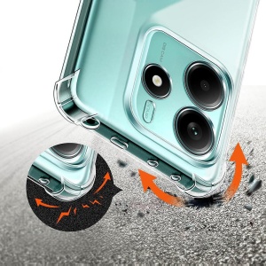 Прозрачен калъф Antishock за Xiaomi Redmi Note 14 5G