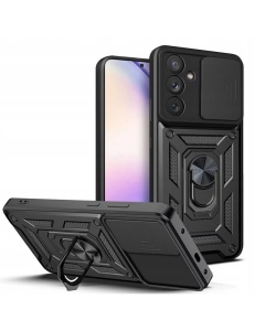 Противоударен черен калъф Camera Cover за Samsung A55