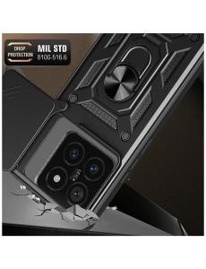 Противоударен черен гръб Camera Cover за Xiaomi Mi 15