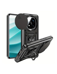 Противоударен черен калъф Camera Cover за Xiaomi Redmi Note 14 Pro 5G
