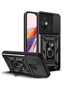 Противоударен черен калъф Camera Cover за Xioami Redmi 12C