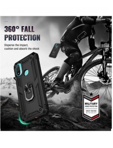Противоударен черен калъф Zore за Motorola MOTO E20 със защита от удари и надрасквания