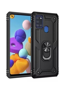 Противоударен черен калъф Zore за Samsung A21S