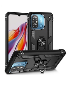 Противоударен черен калъф Zore за Xiaomi Redmi 12C
