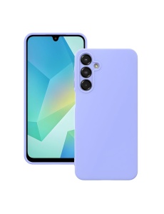 Светло син силиконов гръб POLY за Samsung A16