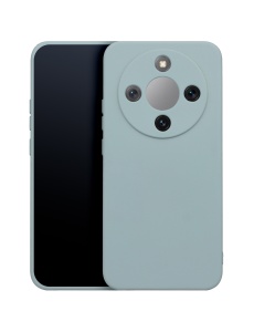 Сив силиконов гръб POLY за Honor Magic 8 Lite - Img 1