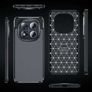 Силиконов гръб Carbon AutoFocus за Xiaomi Redmi Note 15 Pro 4G със защита от удари и надрасквания