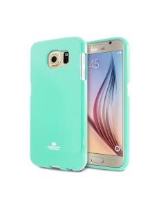 Силиконов Гръб Jelly Case в ментово зелено за Samsung S7 Edge