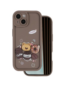 Силиконов гръб Ultra Trendy 3D Coffee Case за iPhone 14