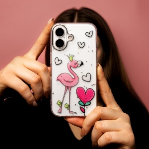 Силиконов калъф Ultra Trendy Love Case Тип 2 за iPhone 17 Pro Max