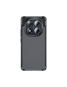 Силикон калъф Carbon за Xiaomi Redmi Note 14 Pro 4G със защита от удари и надрасквания