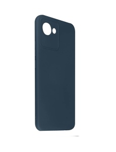 Син силиконов кейс POLY за Realme C30