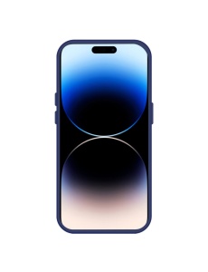 Син Mag Safe с предпазно стъкло на камерата за iPhone 16 Pro с тънък профил и лек дизайн
