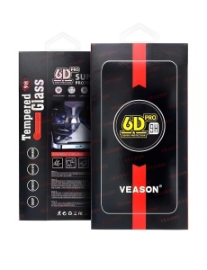 Стъклен противоударен протектор VEASON 6D Full Glue за Xiaomi Redmi 13