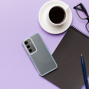 Удароустойчив калъф Pearl за Samsung Galaxy A16 5G Светло син с прецизни изрязвания за камера и бутони