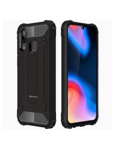 Удароустойчив черен калъф Bronya за Samsung Galaxy A40