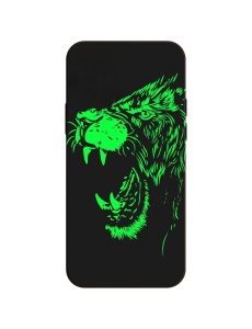 Флуоресцентен силиконов светещ в тъмното висококачествен калъф ЛУКСОС за Xiaomi Redmi Note 14 Pro 5G