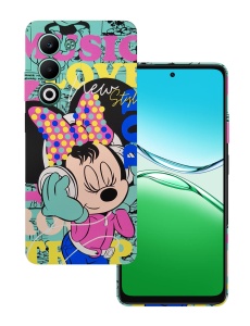 Флуоресцентен силиконов светещ в тъмното висококачествен калъф ЛУКСОС за OPPO A5 (5G)